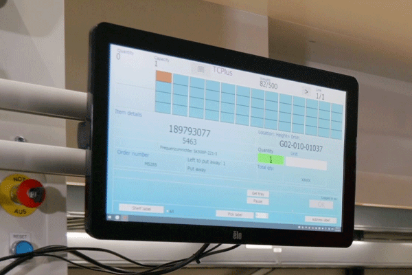 Raktárkezelő szoftver (WMS) kis alkatrészek tárolásához