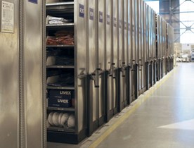 Gördíthető polcrendszer